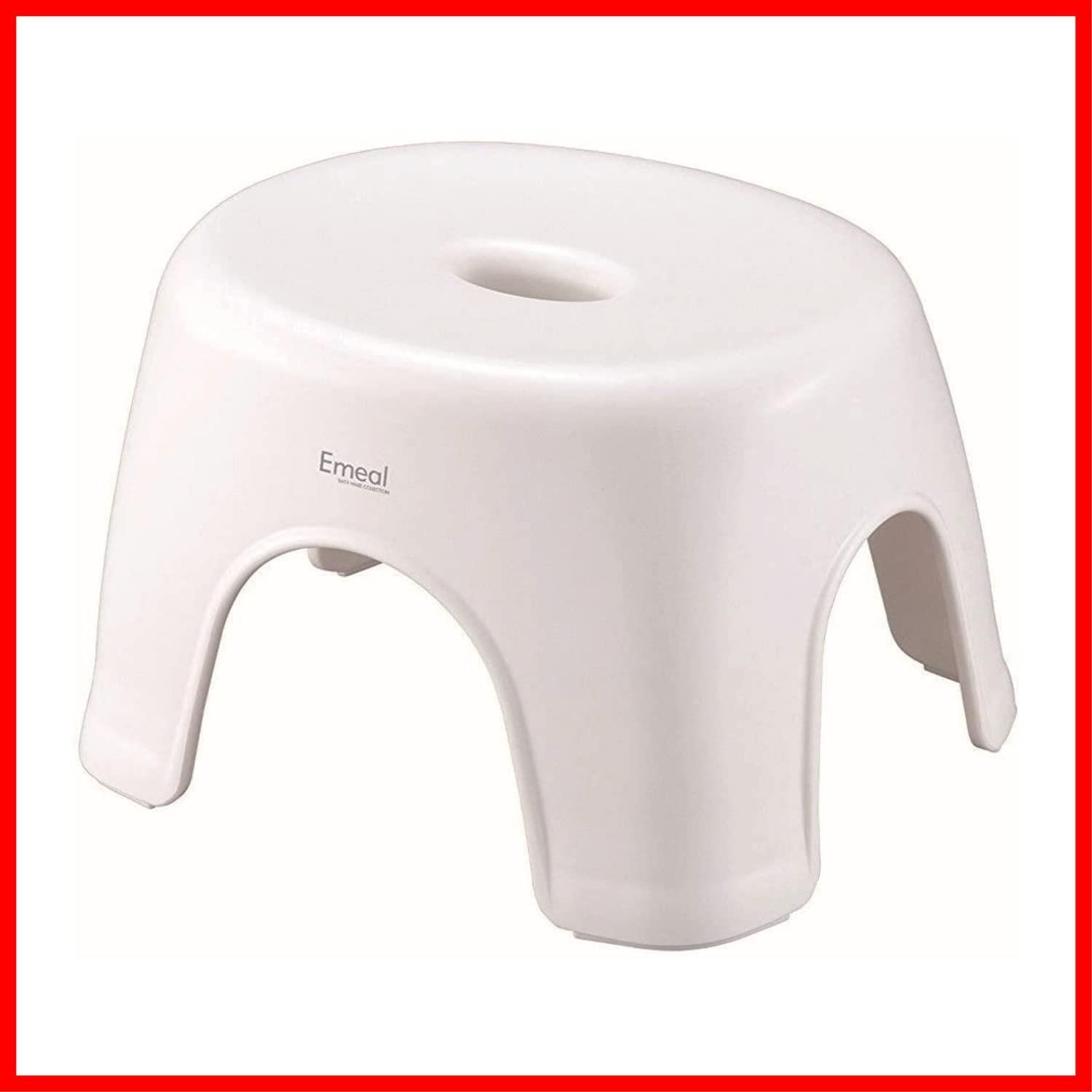 数量 衛生的 A5300 白 20㎝ 座りやすい座面 エミール 通気性抜群 風呂椅子 アスベル