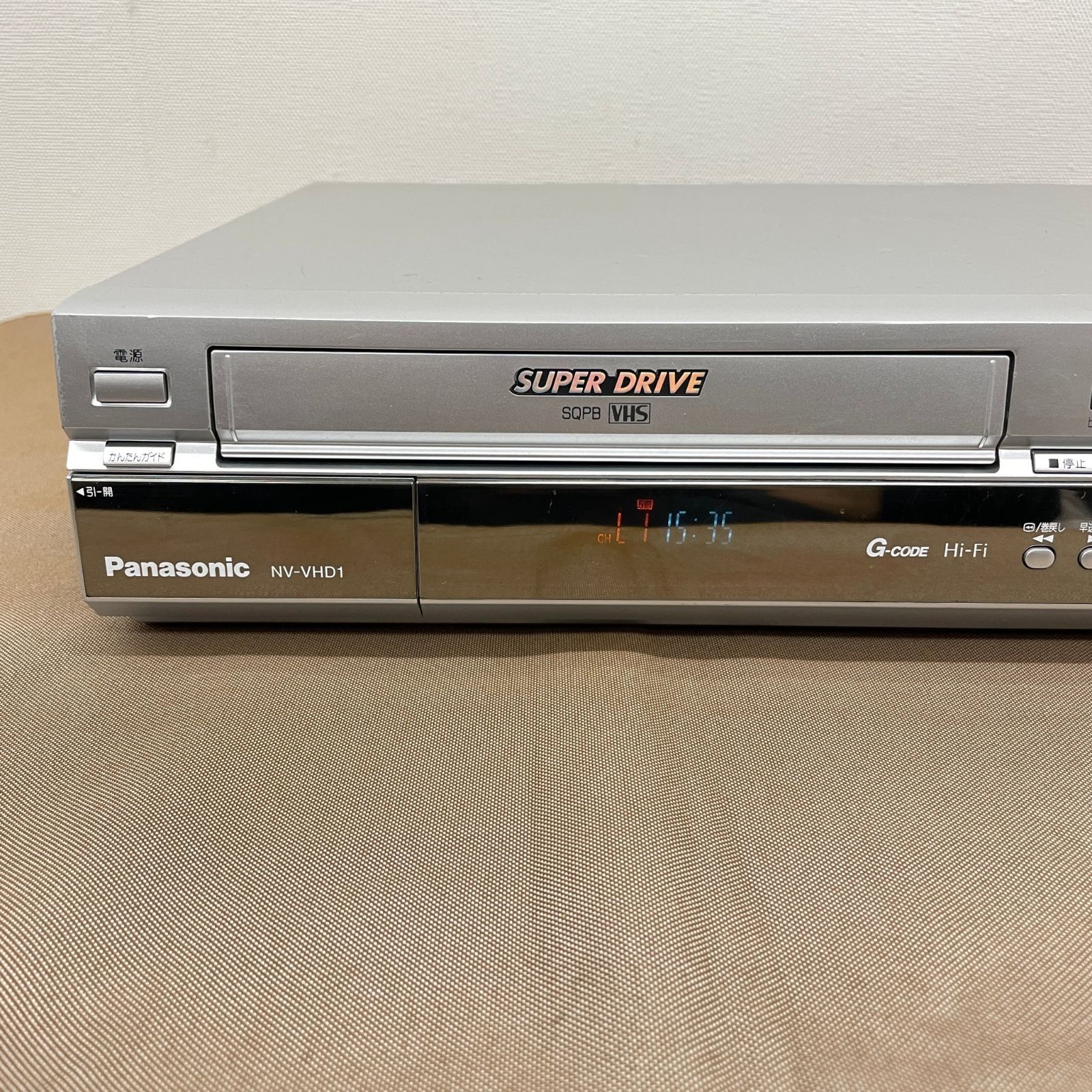 日本製 PANASONIC - VHS/DVDプレーヤー NV-VHD1 リモコン ケーブル NV ...