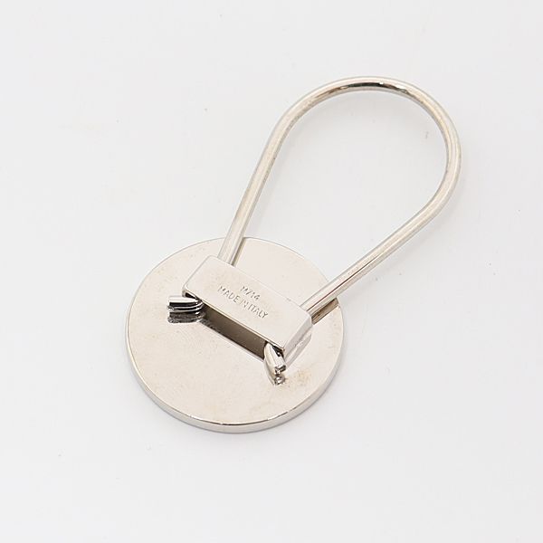 プラダ／シルバー ドクロ サフィアーノ レザー・メタル チャーム PRADA