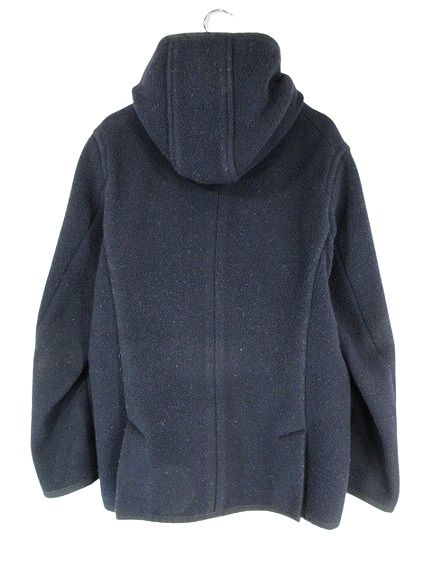 ダントン DANTON ウール モッサ ジャケット フード 前開き ボタン 長袖