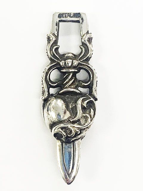 クロムハーツ CHROME HEARTS DAGGER HEART ダガー ハート ペンダント