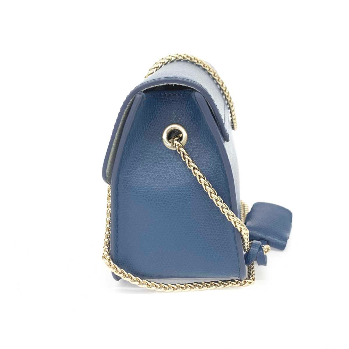 良好 FURLA フルラ メトロポリタン ショルダーバッグ ブルー レザー レディース 240001089993 - メルカリ