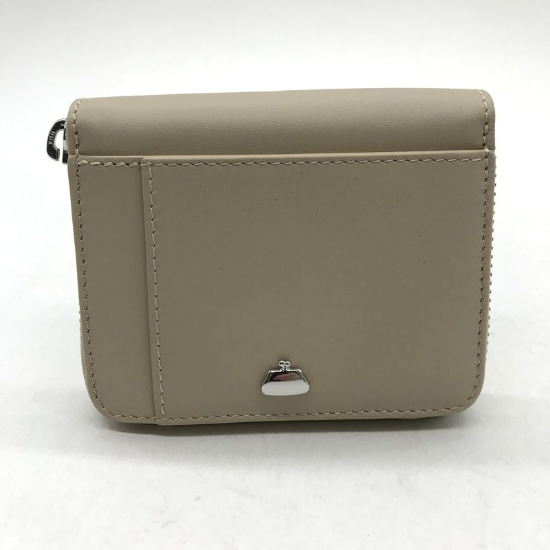 Weekend Max Mara 財布 PASTICCINO 2つ折 ラウンドファスナー ミニウオレット パーツ破損 レディース ベージュ 小物 B14115◆
