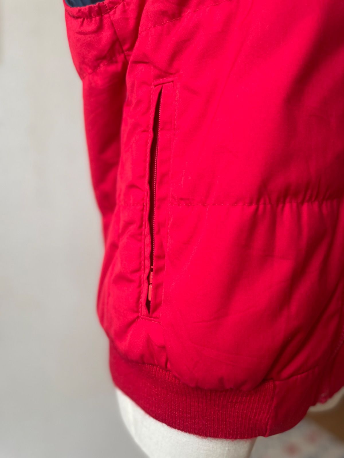 アメリカ製！【Woolrich ウールリッチ】ダウンベスト 白タグ 70s 70s Woolrich ウールリッチ ダウンベスト 白タグ レッド USA製