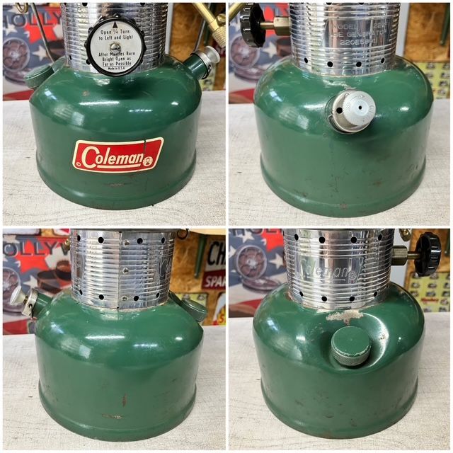コールマン Coleman ランタン 1972年6月 220F 燃焼良好 OLIVEOS_COM_TR