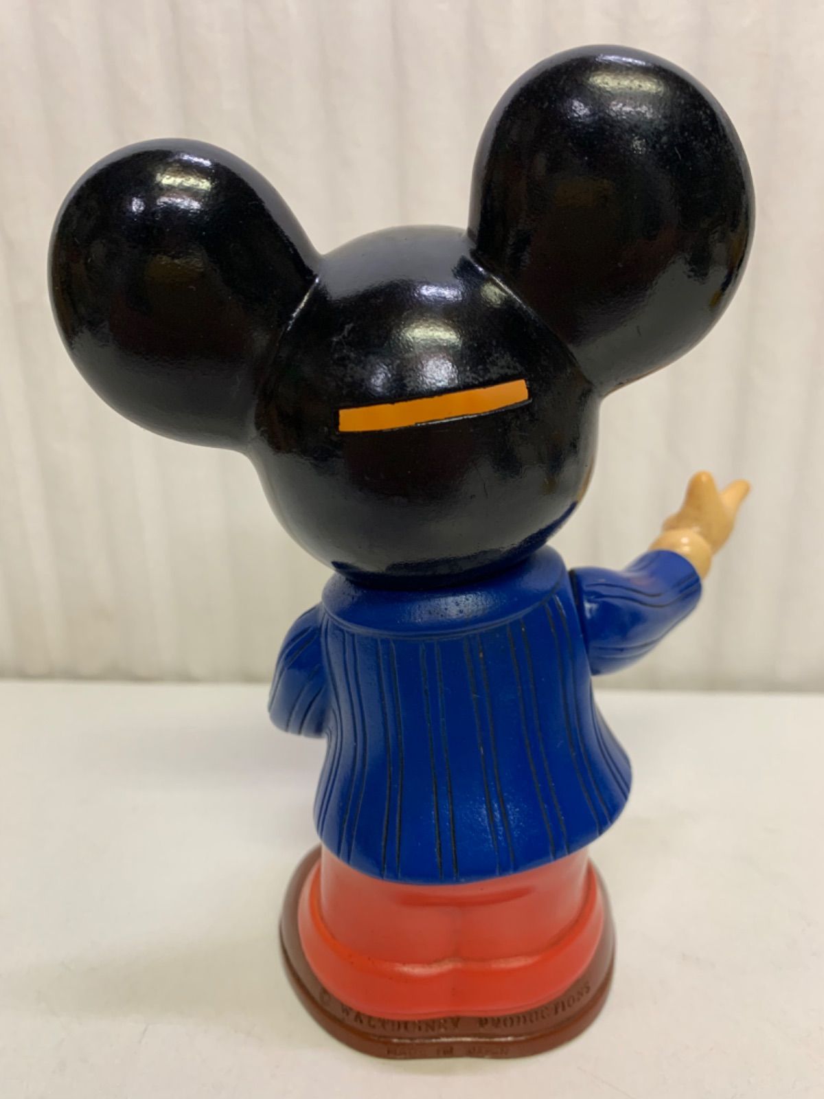 Disney ミッキーマウス ドナルドダック貯金箱 ソフビ ヴィンテージ