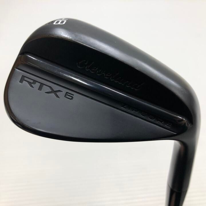 クリーブランド RTX6 48° ジップコア ウェッジブラックサテン RTX 6
