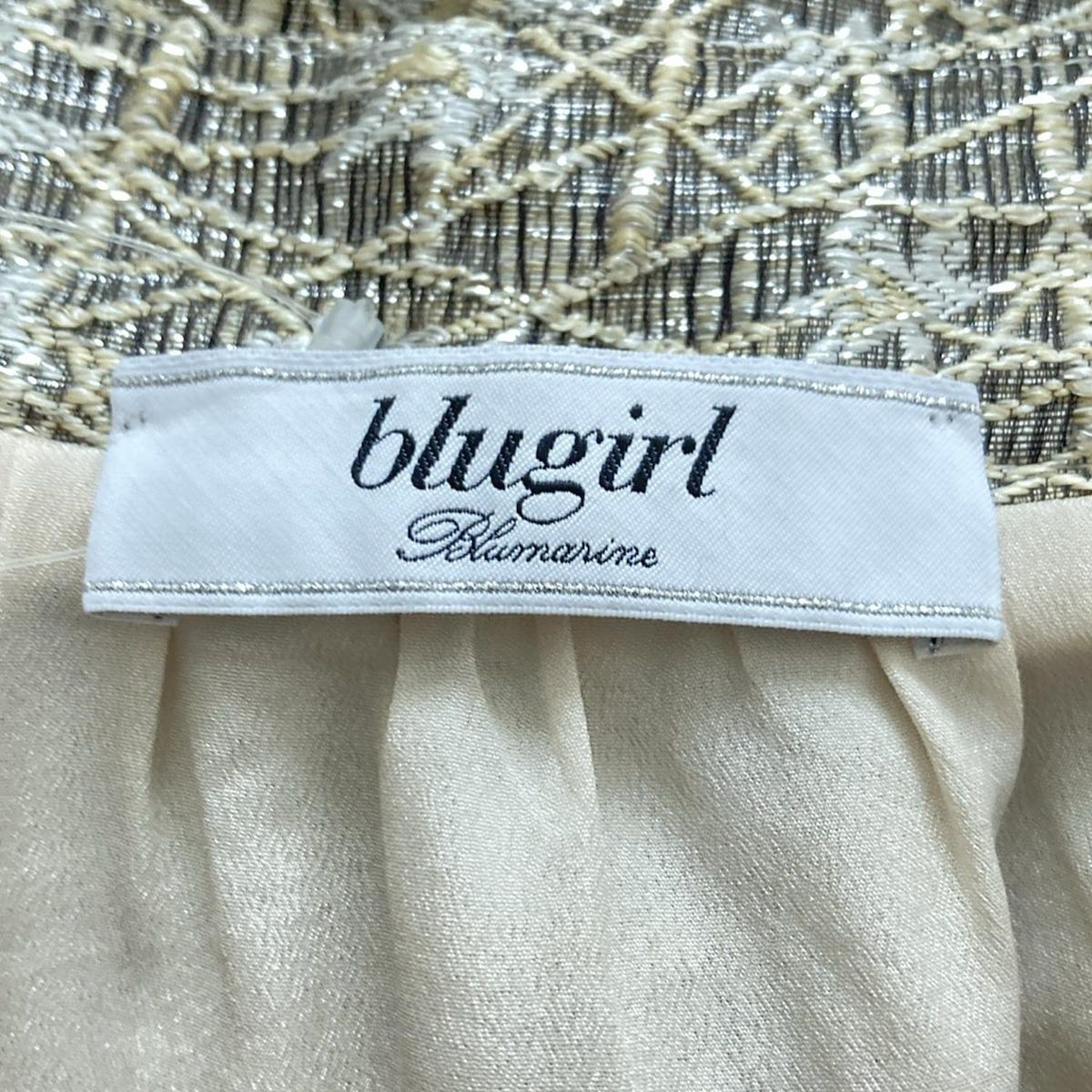 美品◇ blugirl blumarine フラワープリント スカート ブルーガールブルマリン フラワープリントスカート 38