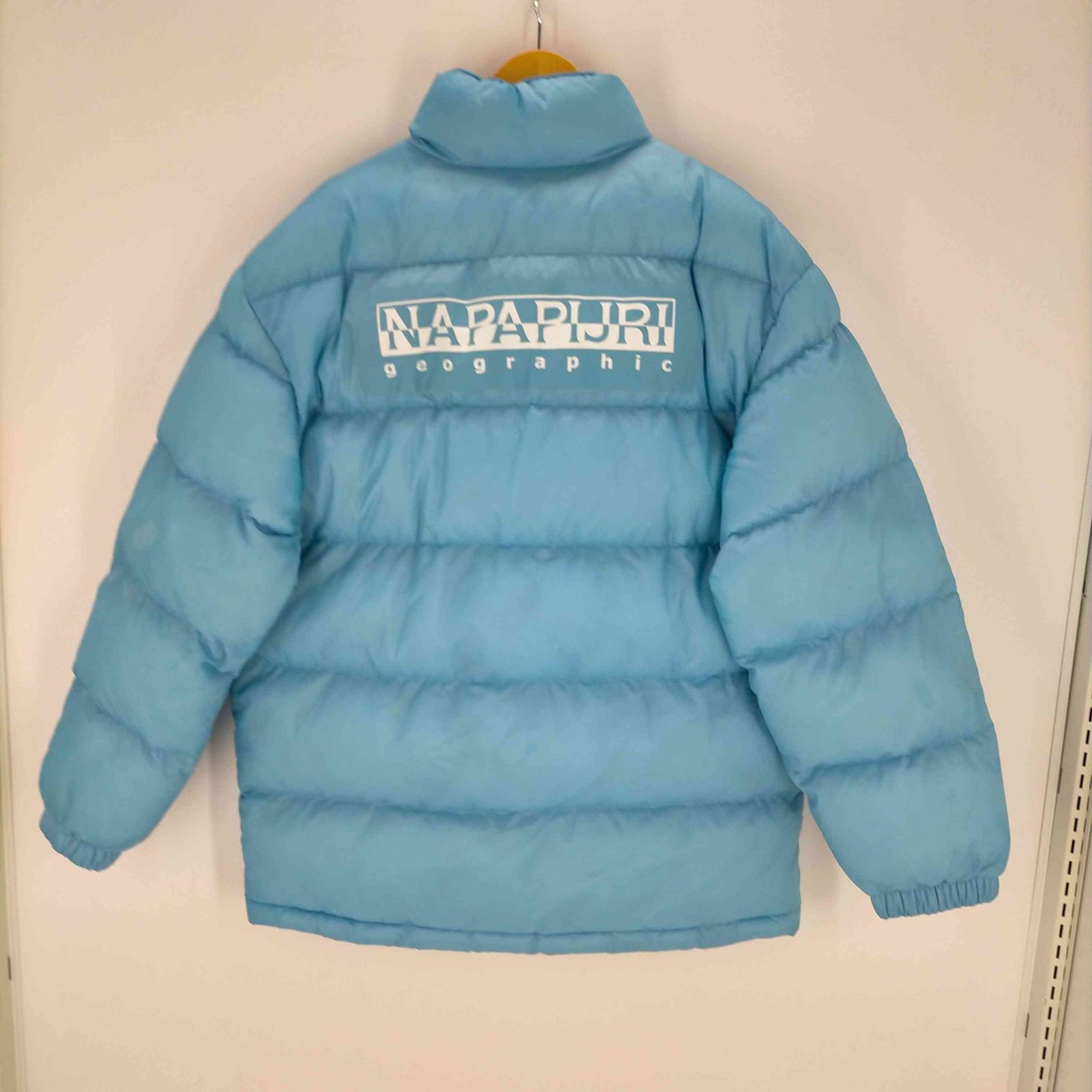 ナパピリ NAPAPIJRI バックロゴプリント ダウンジャケット メンズ JPN