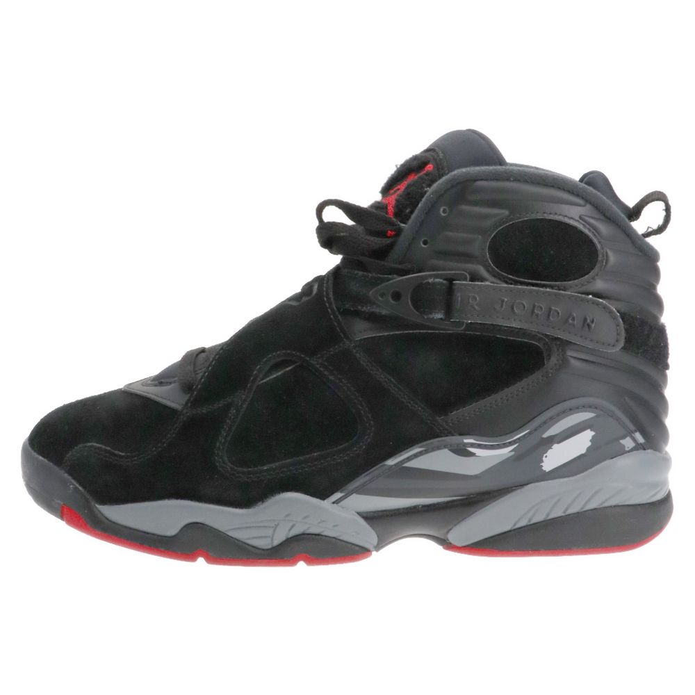 NIKE (ナイキ) Air Jordan 8 Retro Black Cement 305381-022 エアジョーダン8レトロ スウェード ハイカットスニーカー US10/28cm ブラック