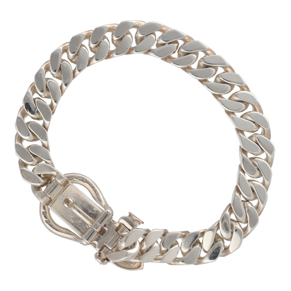 中古】 HERMES エルメス ブックルセリエ PM ブレスレット SV925