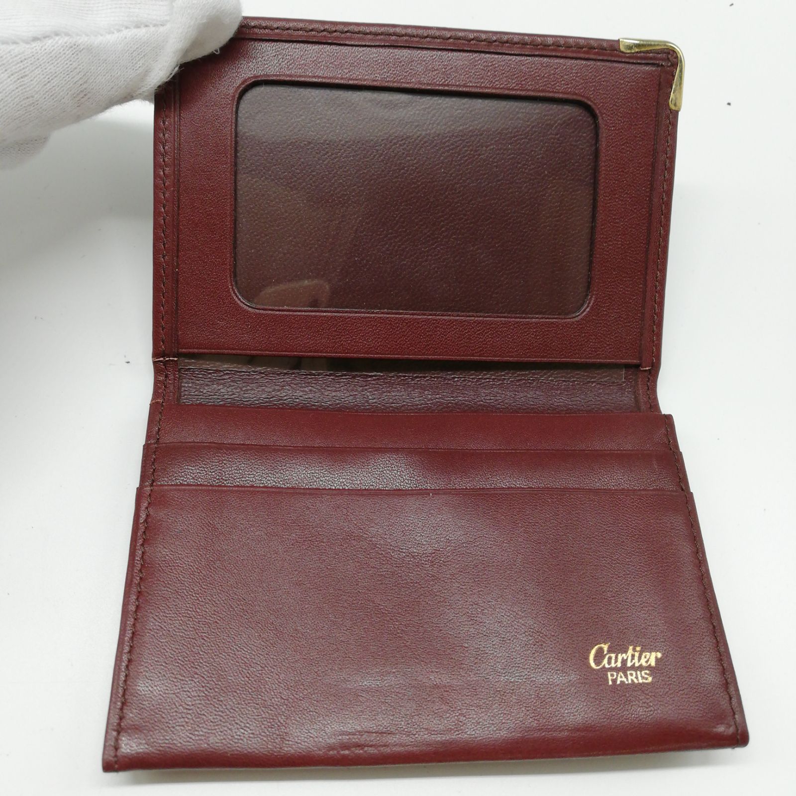 Cartier カルティエ カードケース 名刺入れ パスケース マストライン l3001425_top.jpg