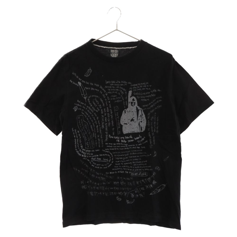 NUMBER （N）INE ナンバーナイン 捲し上げる プリント Tシャツ 本人期 