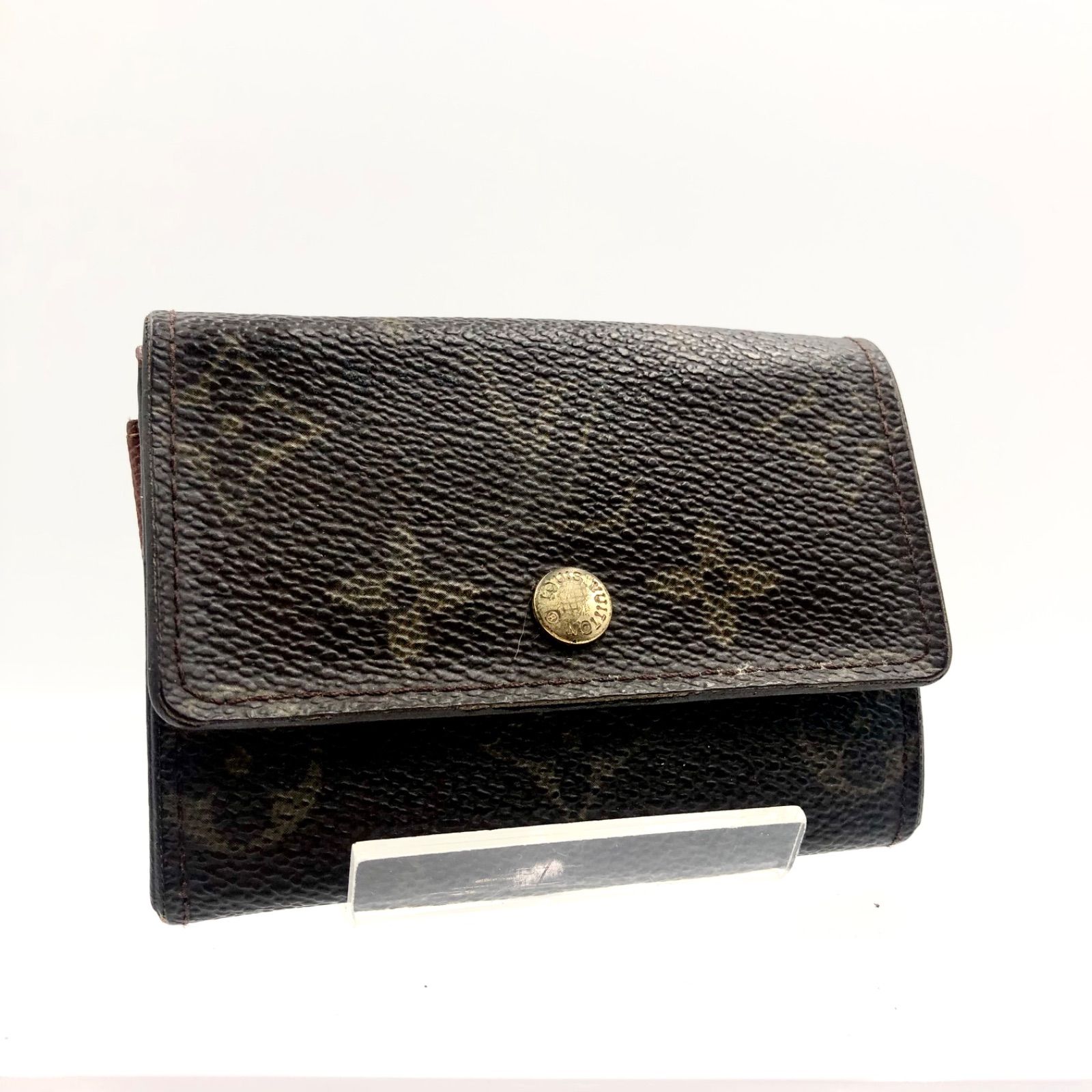 ルイヴィトン モノグラム ポルトモネ プラ ケース 小銭入れ　ブラウン LOUIS VUITTON ルイヴィトン モノグラム ポルトモネ プラ 小銭入れ