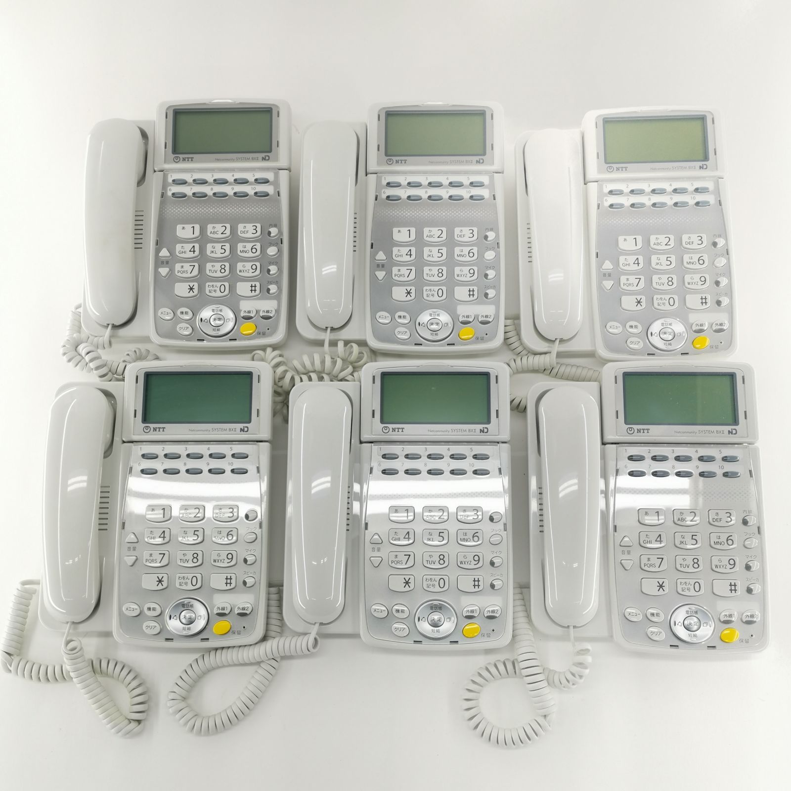 NTT ビジネスフォン ネットコミュニティシステム BXⅡ 6台セット 動作 