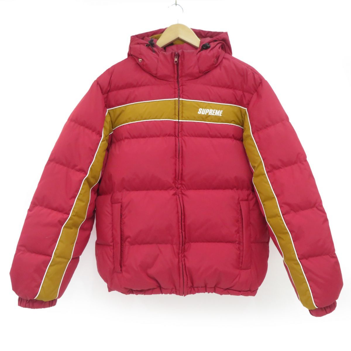 Supreme 18AW Stripe Panel Down Jacket シュプリーム ストライプ 