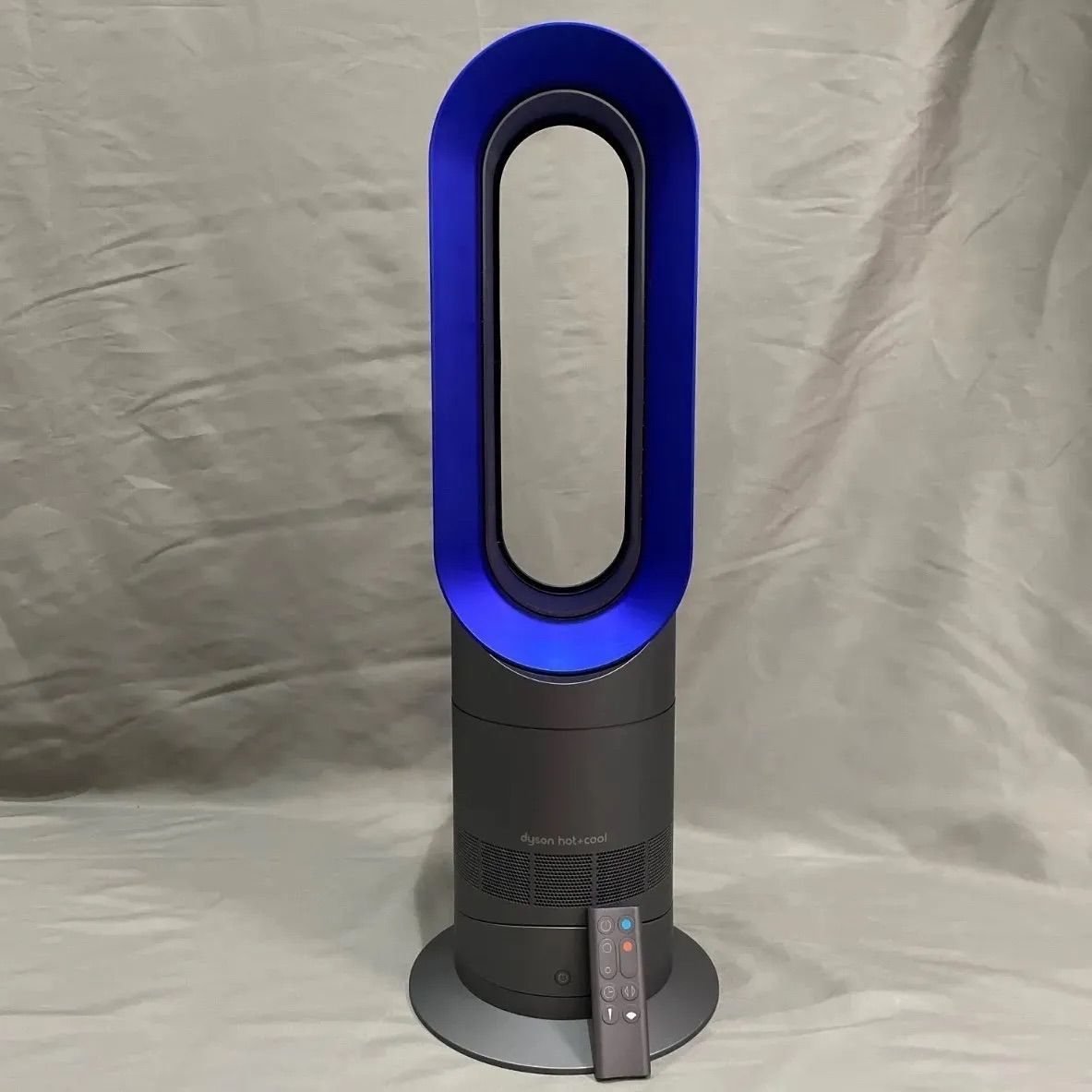 動作確認済み【良品】Dyson ダイソン hot＆cool AM09リモコン付き Dyson ダイソン Hot&Cool AM09 工場 2018年製（ブルー）リモコン付き