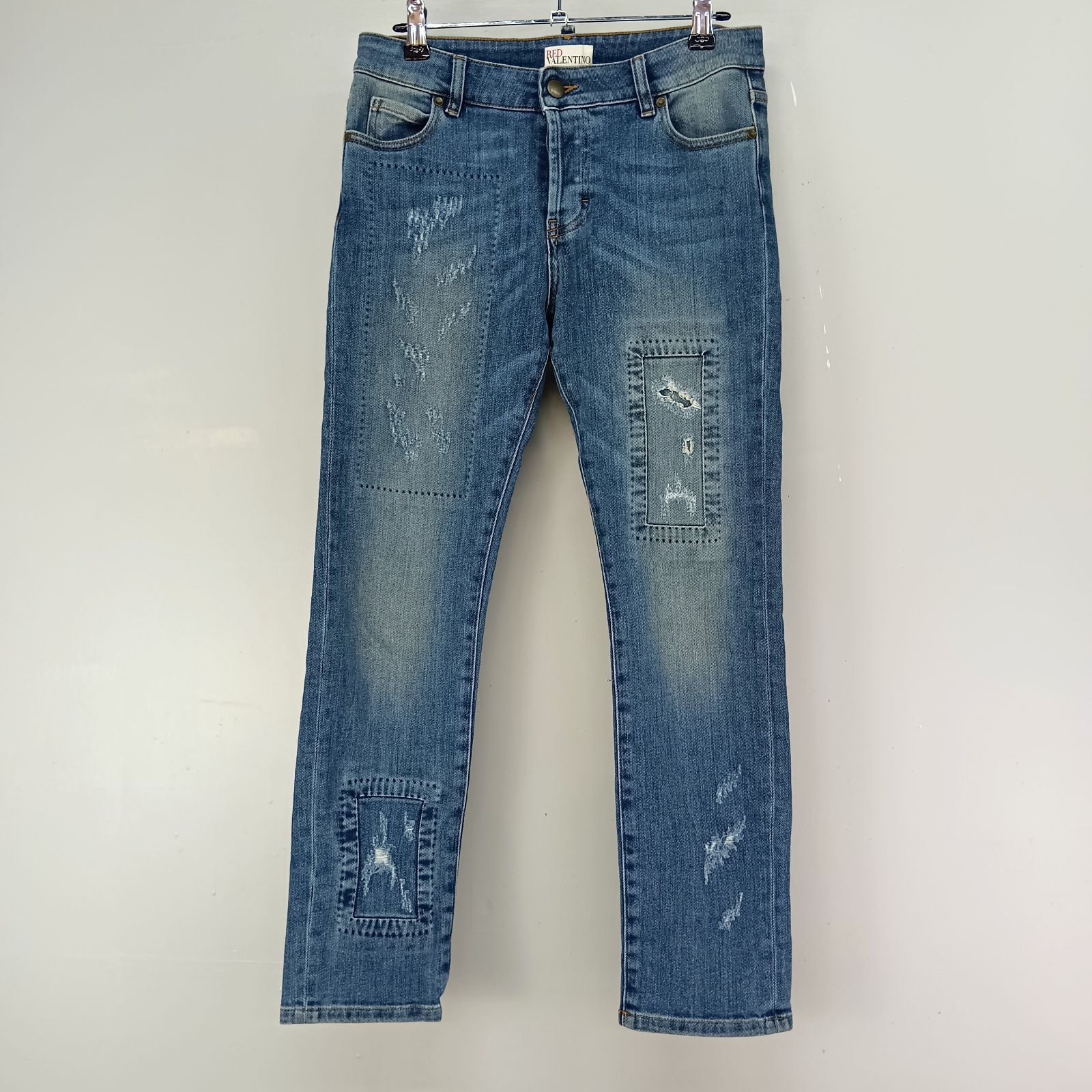 レッドバレンティノ-RED VALENTINO-スリムフィットデニムパンツ レッドバレンティノ-RED VALENTINO-スリムフィットデニムパンツ