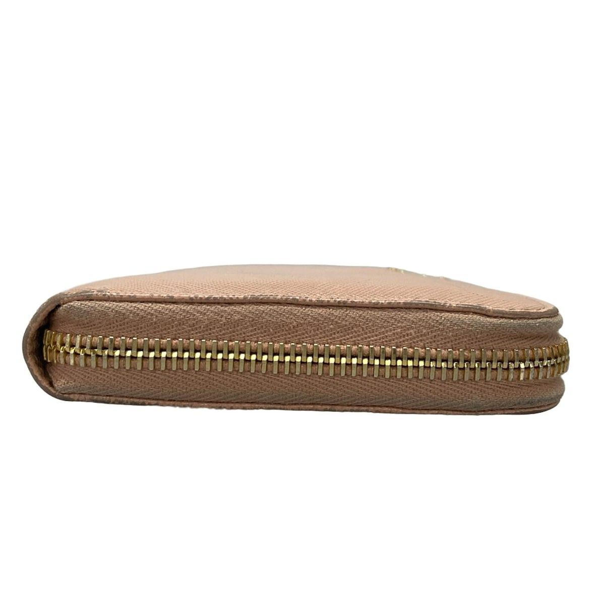 ライトピンク ラウンドファスナー