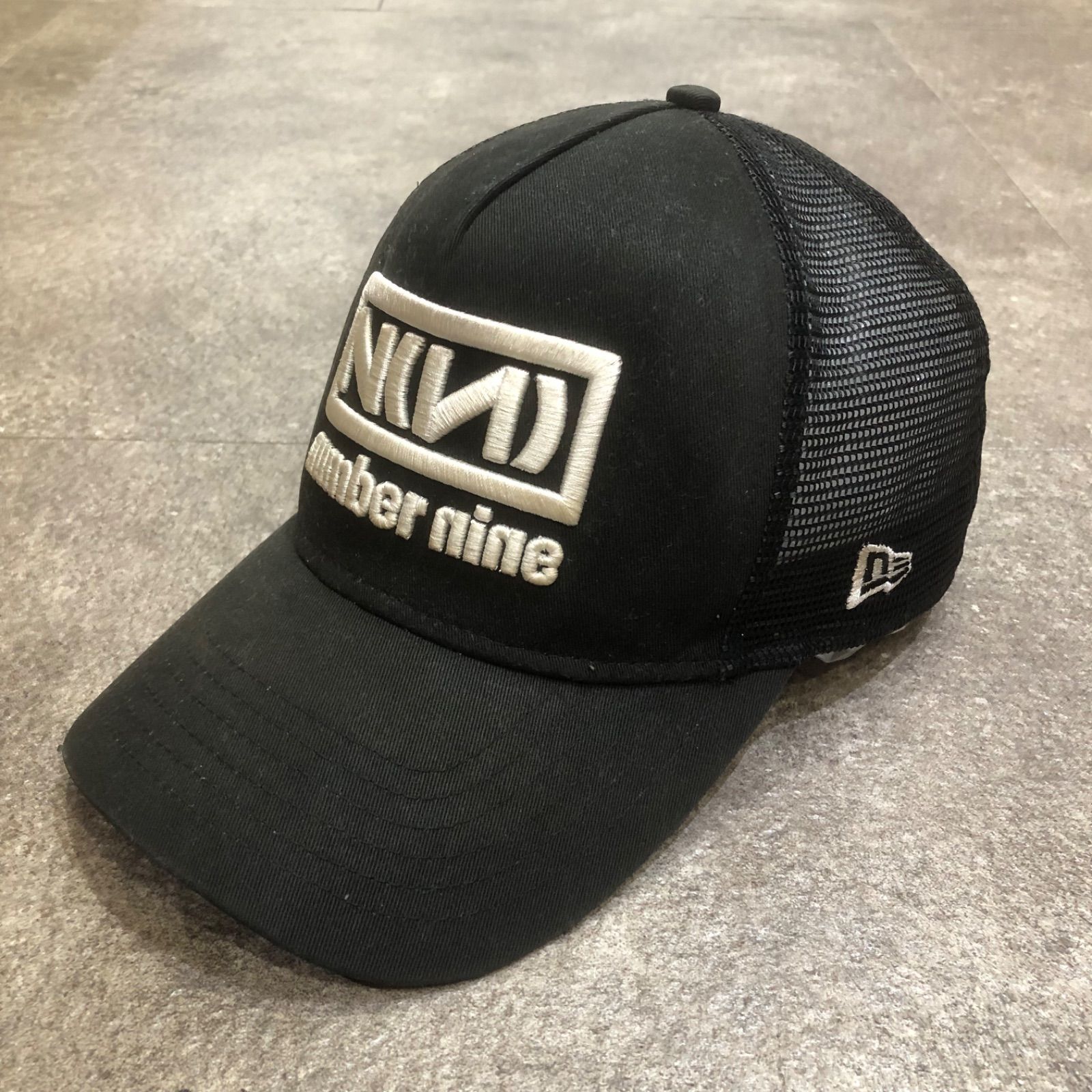 NUMBER (N)INE NEW ERA 刺繡 メッシュキャップ 帽子 NUMBER (N)INE NEW ERA 刺繡 メッシュキャップ 帽子