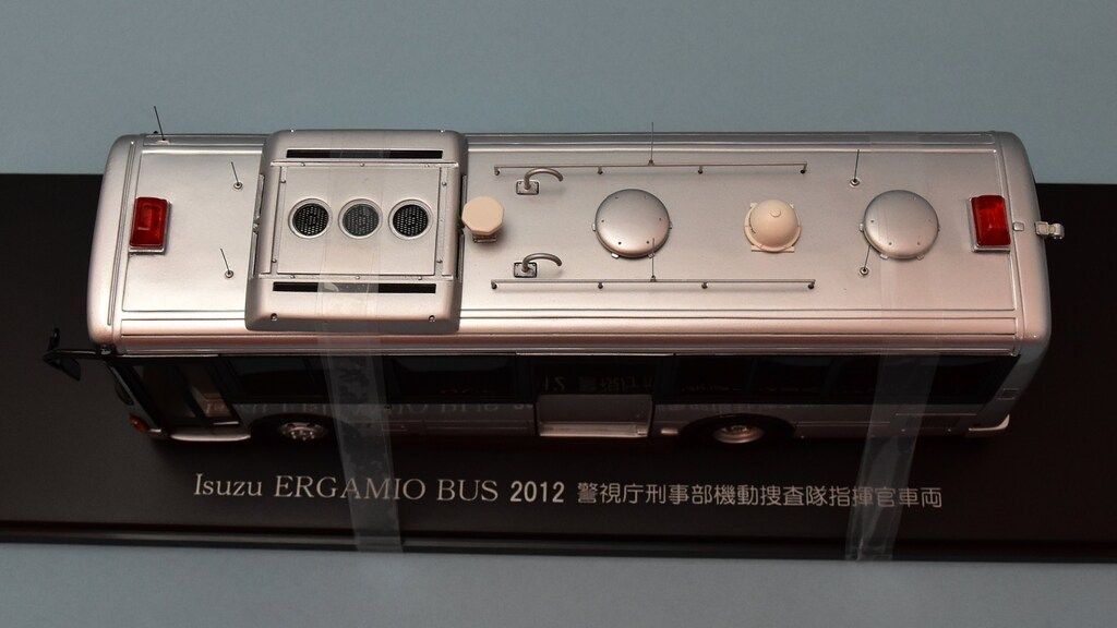 絶版！いすゞ エルガミオ バス 2012 警視庁刑事部機動捜査隊指揮官車両 1/43 いすゞ エルガミオ バス 2012 警視庁刑事部機動捜査隊指揮