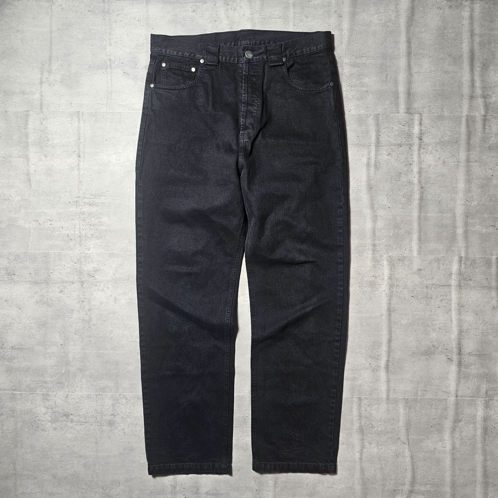 『 WILLYCHAVARRIA 』ブラックデニムパンツ Lサイズ ブラック色 WILLYCHAVARRIA / ウィリーチャバリア 』 ブラックデニムパンツ