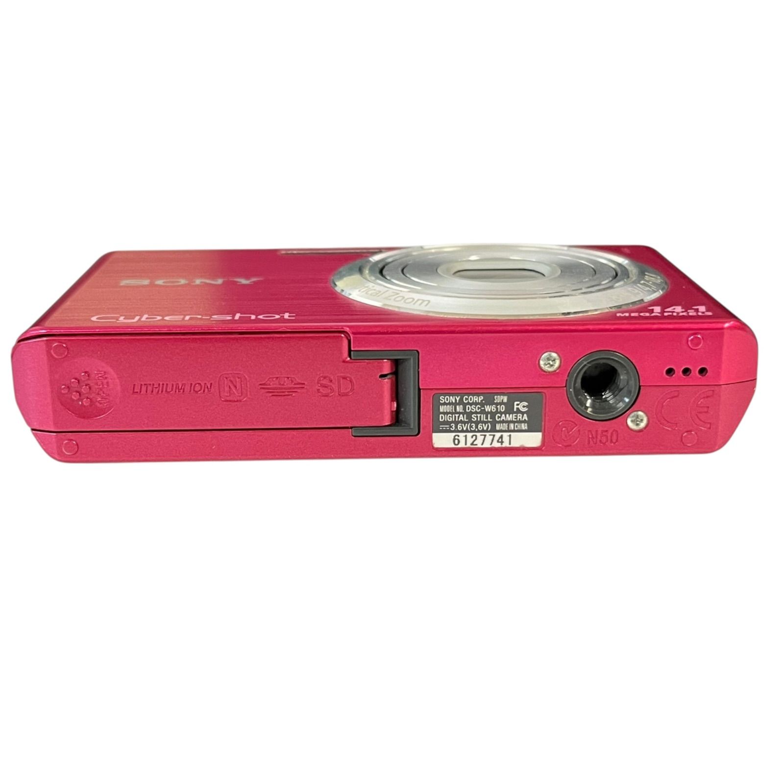 管31757】動作未確認☆SONY ソニー Cyber-Shot DSC-W610 ピンク