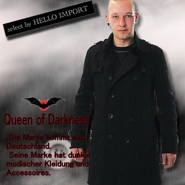 ゴシック 服 パンク 廃退的 ダメージ加工 ファッション 冬 P コート メンズ 黒 送料無料 |rfa077