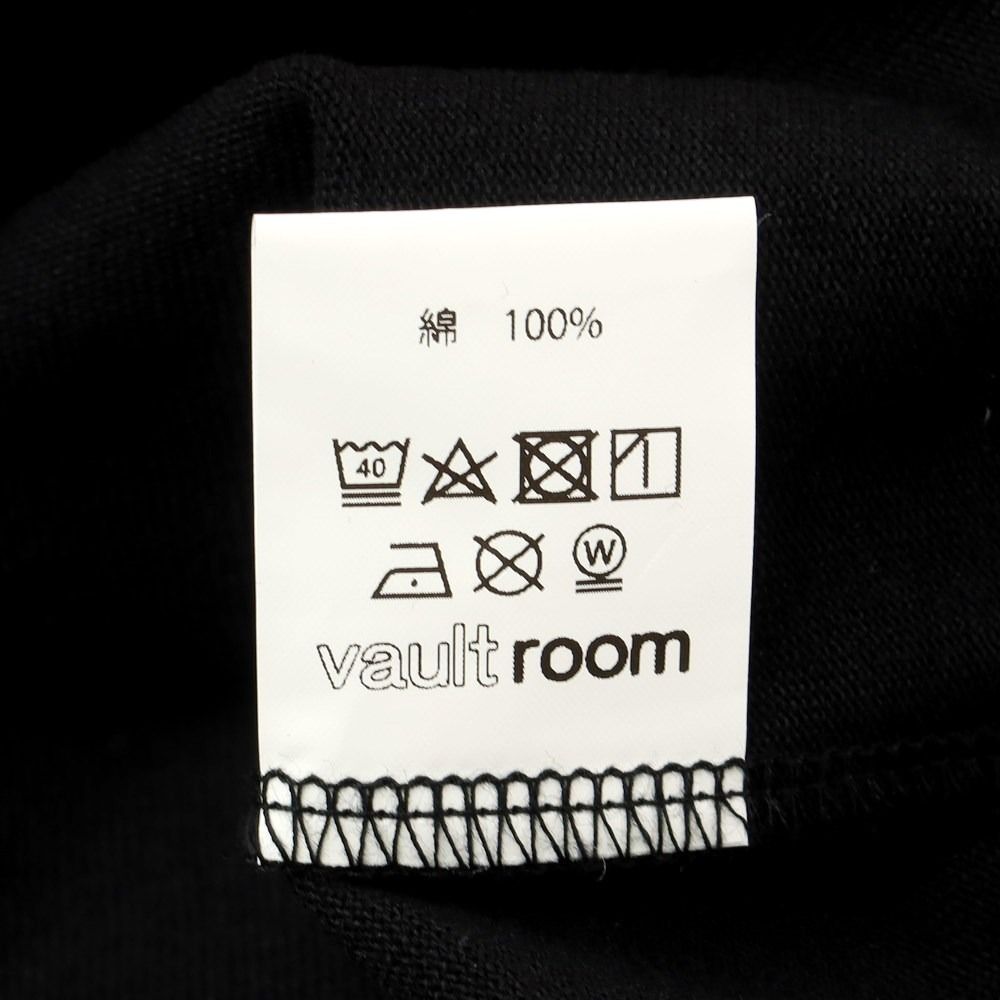 中古】【未使用】ボルトルーム vaultroom × CHEEKY コットン クルーネック 長袖Ｔシャツ ブラック【サイズM】【ユニセックス】 -  安い買取 大阪