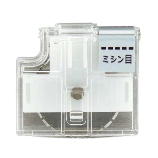 まとめ プラス スライドカッターハンブンコ 替刃 ミシン目 ×10セット