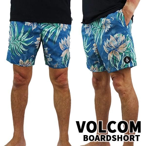 VOLCOM メンズ サーフパンツ 海パン POLLY PACK TRUNK 17 AGED INDIGO BOARDSHORTS ボルコム 男性用 ボードショーツ 水陸両用 サーフトランクス 水着