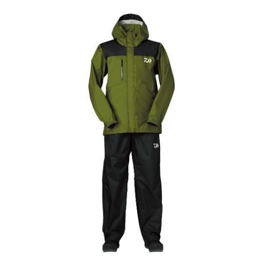 ダイワ DR-3823 レインマックス レインスーツ ウエア M ブラックカモ