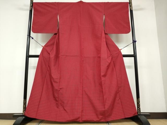 平和屋着物●上質な紬　吉野間道　西武百貨店扱い　正絹　逸品　DAAY5008ud 平和屋着物○上質な紬 吉野間道 西武百貨店扱い 正絹 逸品 DAAY5008ud