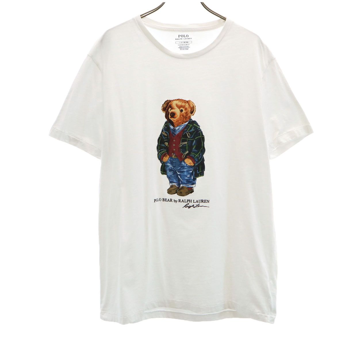 ✨️新作 ポロベア✨️ POLO ラルフローレン 半袖 Tシャツ ホワイト Lサイズ POLO RALPH LAUREN ポロラルフローレン ポロベア 半袖 Tシャツ L