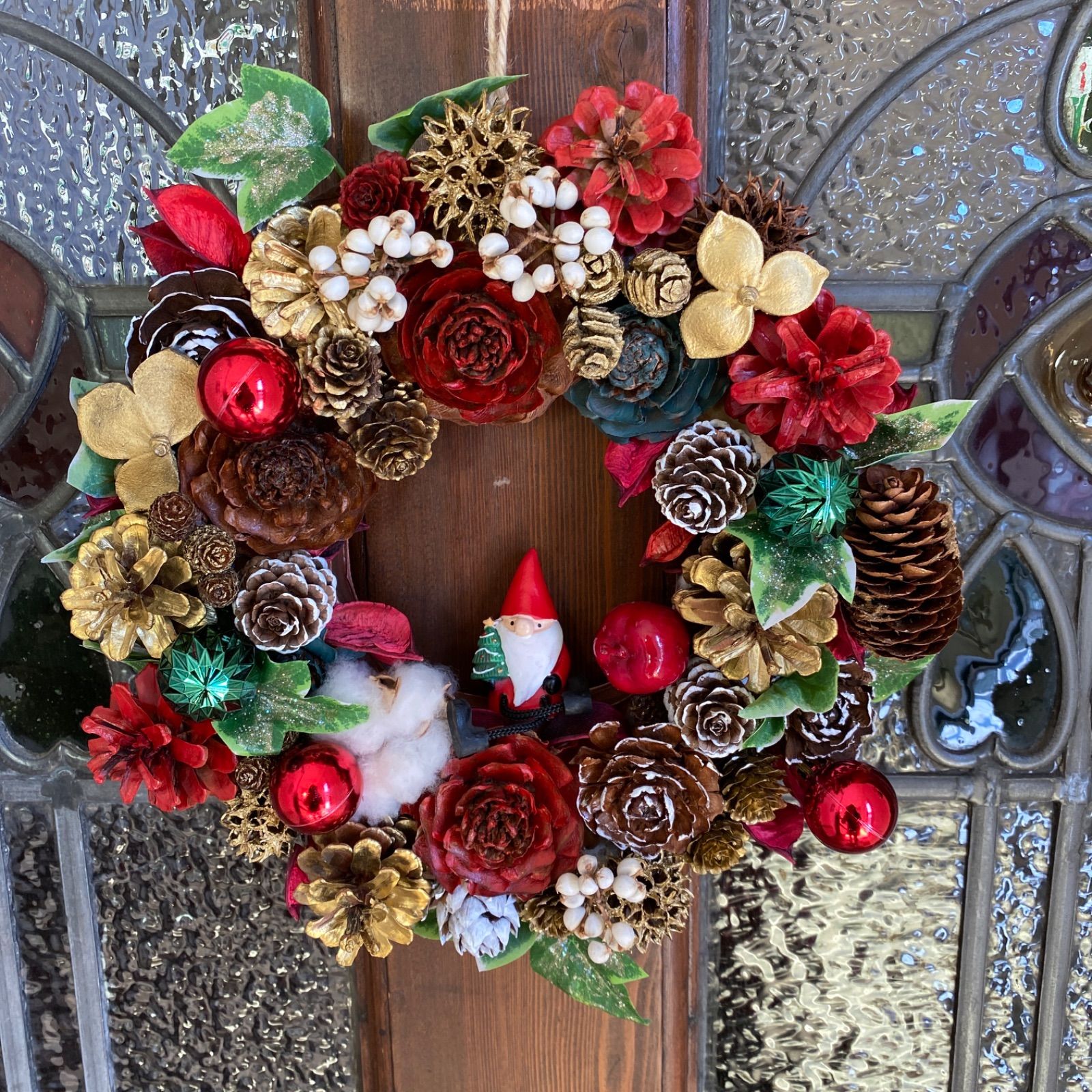 ⭐️ クリスマスリース ⭐️ 〜ナチュラル〜 - メルカリ