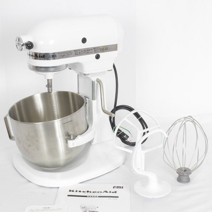 KitchenAid キッチンエイド スタンドミキサー KSM5WH 動作保証 転がっ