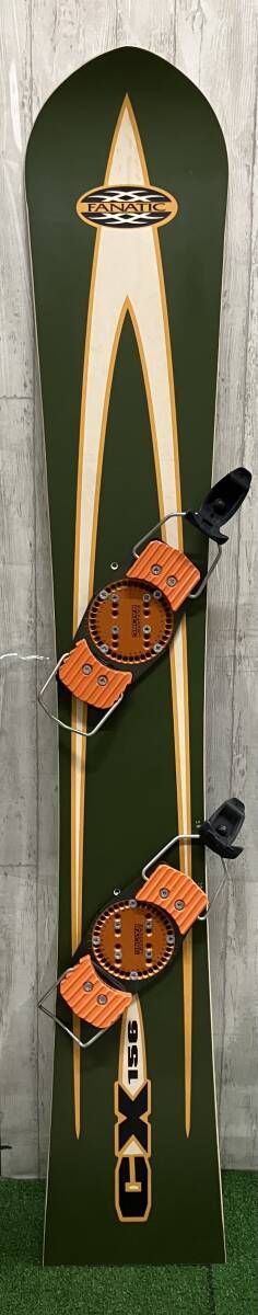 ビンディング付 スノーボード板 FANATIC ファナティック CX156 FANATIC RACING