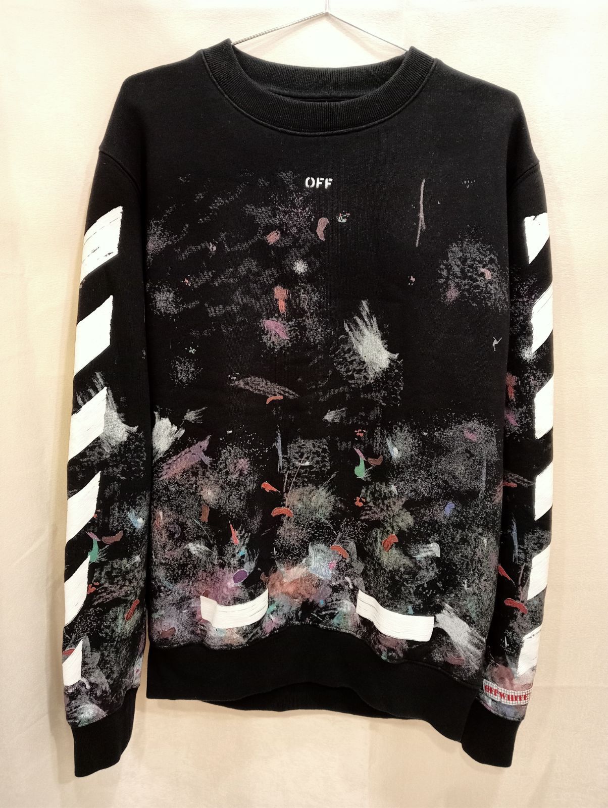 USED/古着】OFF-WHITE 2017AW Diag Galaxy Brushed Crewneckオフホワイト ダイアグギャラクシー ブラッシュドクルーネックスウェット トレーナー M ブラック OMBA003F17619030 ギャラクシー - メルカリ