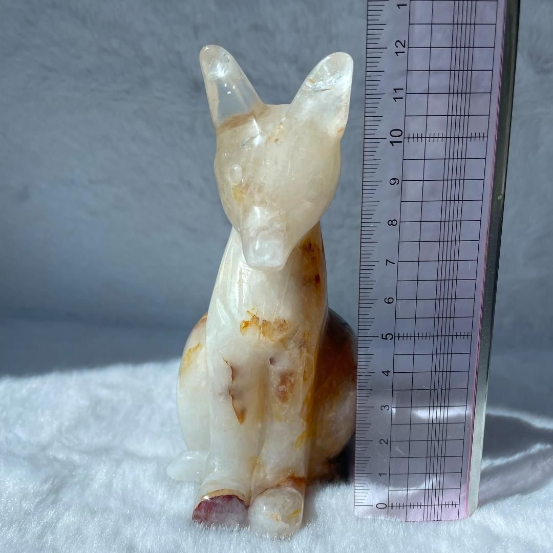 【希少 ゴールデンヒーラーヘマタイト 】天然石 パワーストーン 狐 成功 開運 希少 ゴールデンヒーラーヘマタイト 】天然石 パワーストーン 狐