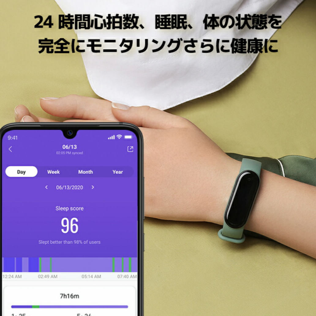 日本語版 Xiaomi mi smart band