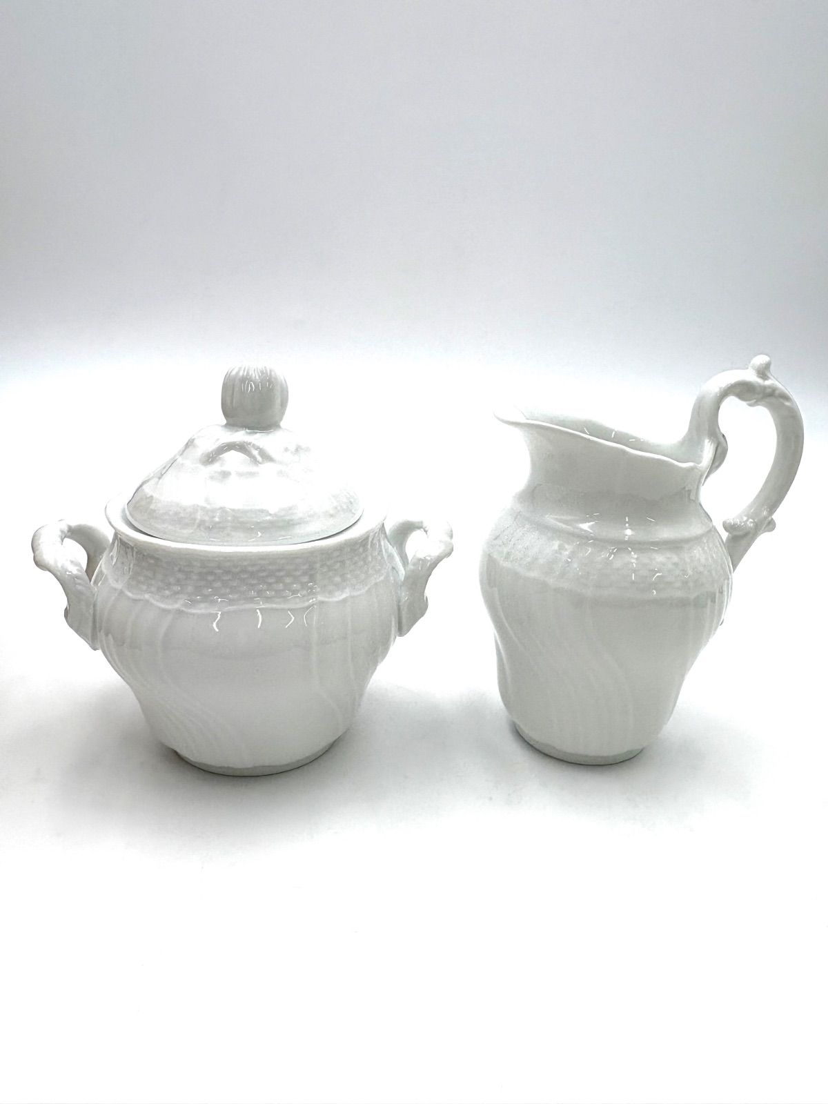 RichardGinori リチャードジノリ ベッキオホワイト シュガーポット クリーマー 2点セット き