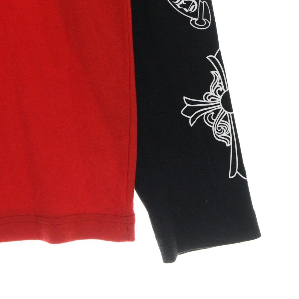 在庫わずか◆送料込【Chrome Hearts】ネックロゴbaseballシャツ CHROME HEARTS (クロムハーツ) Neck Logo Baseball L/S Tee
