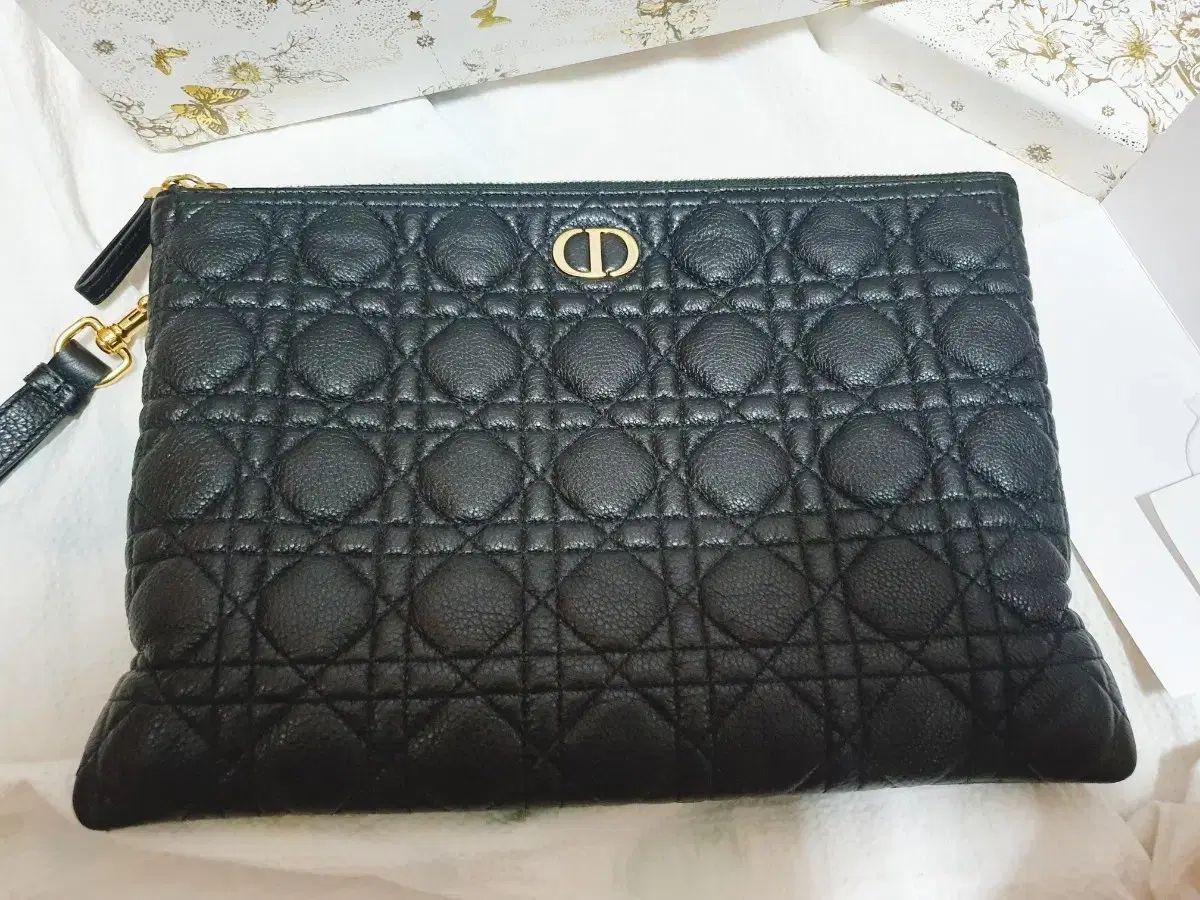 (本物) ディオール クラッチ Dior(ディオール) カナージュ カロ 付属品完備 最終