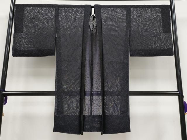 平和屋着物 上 BANKANわものや スリーシーズン 春夏秋 塵除け 長羽織 塵除け 草花紋紗 ♥ CYAA3149s5