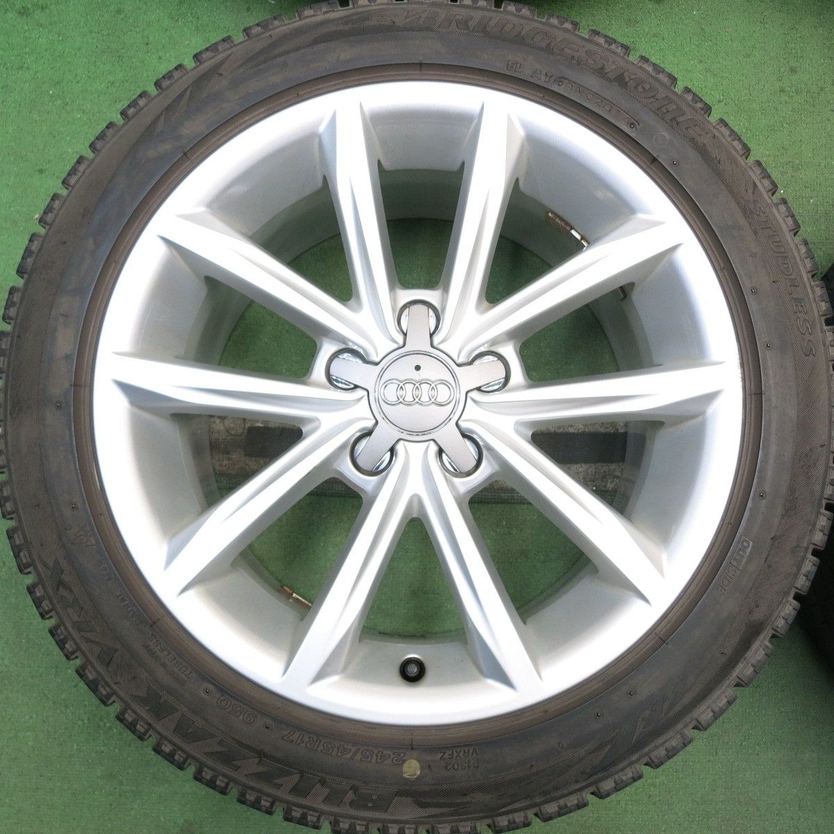 バリ溝 8.5分 アウディ TT 純正 245 45R17 スタッドレス ブリヂストン ブリザック VRX 17インチ PCD112 5H 5092701HAス NOITHATQUANGTHANH_NET