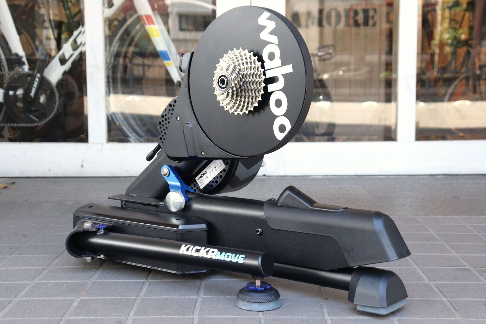 店頭お渡し ワフー Wahoo キッカー ムーヴ KICKR MOVE ダイレクトドライブ スマートトレーナー ローラー台 接続 済 横浜店