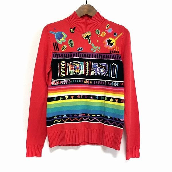 wnc レオナール LEONARD セーター・ニット 38 マルチ ハイネック