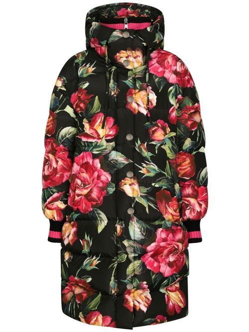 ドルチェ＆ガッバーナ ローズ・プリント・パファー・ダウン