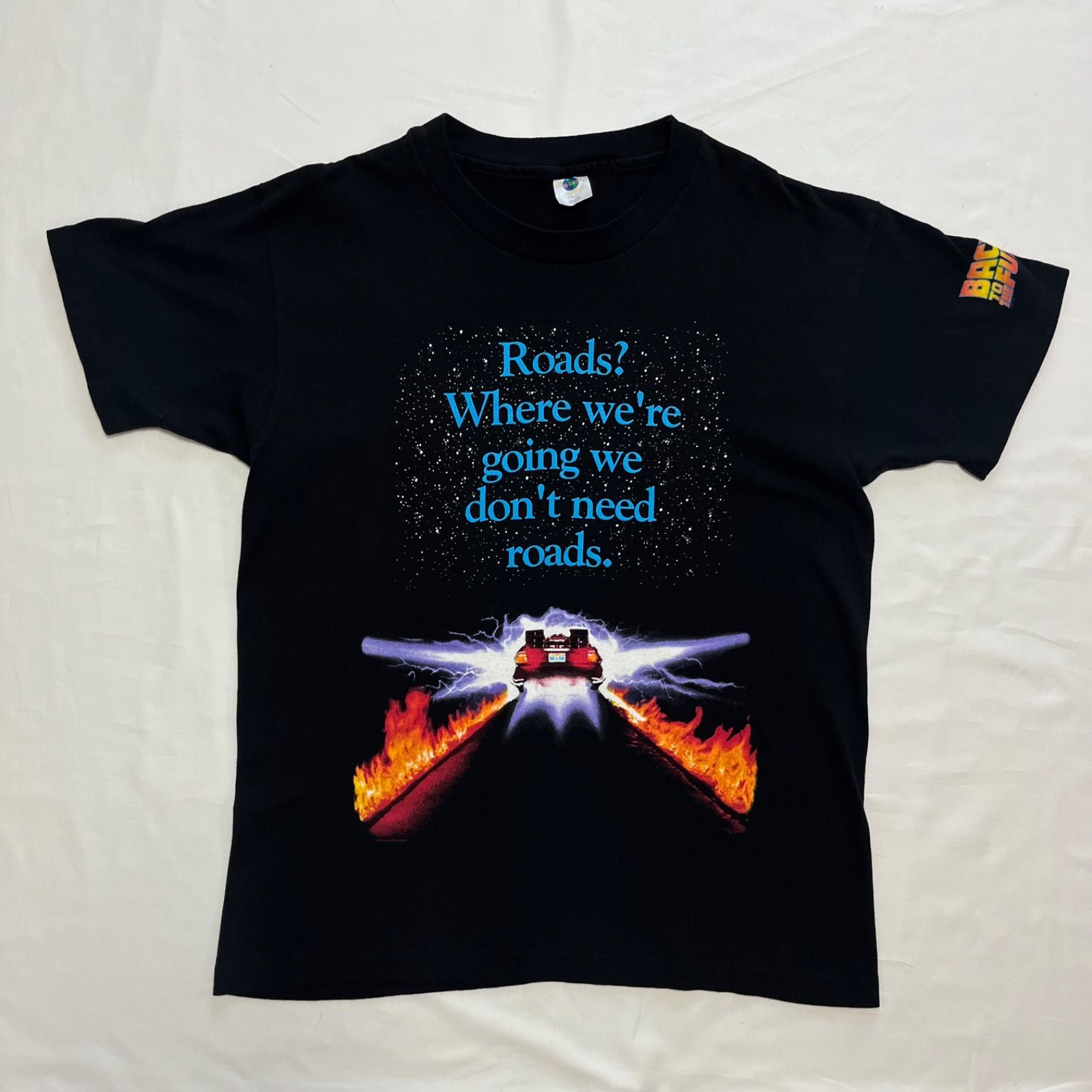 90's Back to the Future movie T-shirt バックトゥーザフューチャー