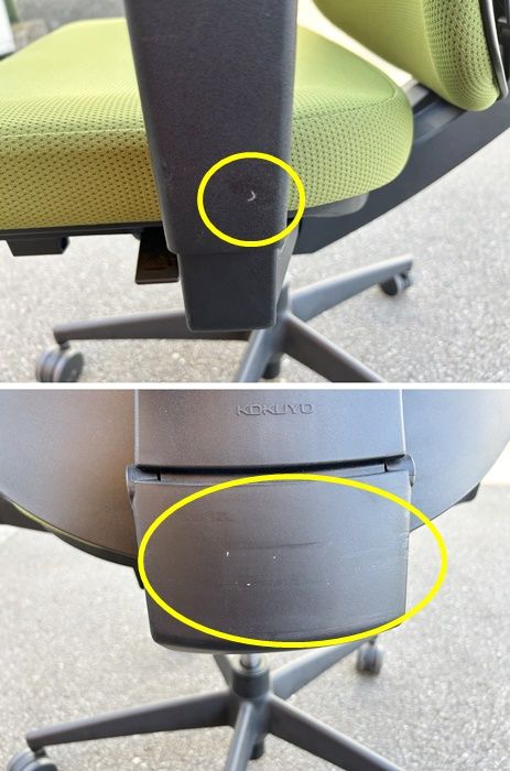 一部地域 コクヨ ウィザード２ ハイバック 可動肘 オリーブグリーン F-DA-832-0930A MARWIL-DEMENAGEMENTS_CH